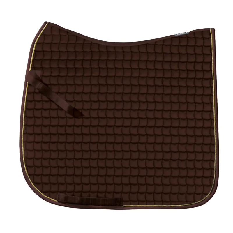 Eskadron Classic Piped Saddlecloth General Purpose Choco/Gold
